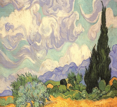Van Gogh - Weizenfeld met Zyp